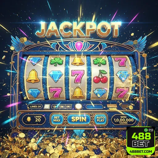Imagem de um caça-níqueis no site 488bet, ilustrando opções de slots para jogadores brasileiros