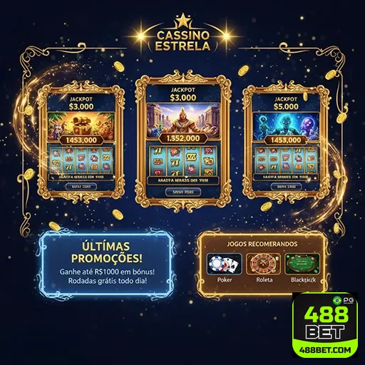 Imagem do site 488bet destacando a página inicial com opções de apostas e promoções em um ambiente vibrante